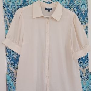Modcloth Cream Blouse